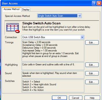 Debounce delay – time that has to elapse between switch presses.