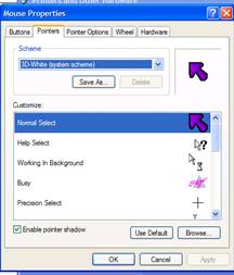 Mouse Pointer Properties